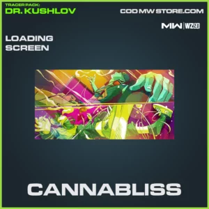 Cannabliss Loading Screen in Warzone 2.0 and MW2 Tracer Pack: Dr. Kushlov Bundle