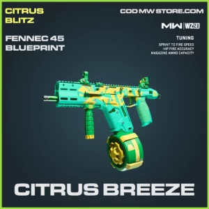 Citrus Breeze Fennec 45 blueprint skin in Warzone 2.0 and MW2 Citrus Blitz Bundle