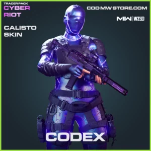 Codex Calisto Skin in Warzone 2.0 and MW2 Tracer Pack Cyber Riot