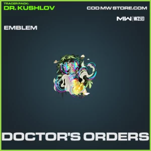 Doctor's Orders emblem in Warzone 2.0 and MW2 Tracer Pack: Dr. Kushlov Bundle