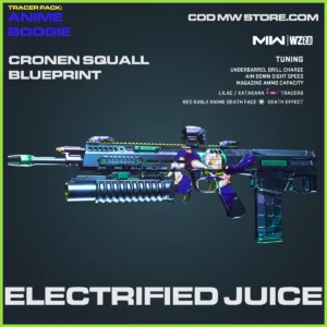 Electrified Juice Cronen Squall Blueprint Skin in Warzone 2.0 and Modern Warfare 2 in Tracer Pack Anime Boogie Bundle