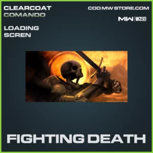 Fighting Death Loading Screen in Warzone 2.0 and MW2 Clearcoat Commando Bundle