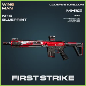 First Strike M16 blueprint skin in Warzone 2.0 and MW2 Wing Man Bundle