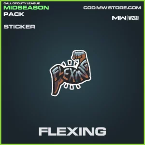 Flexing Sticker in Warzone 2.0 and MW2 CDL Midseason Pack Bundle