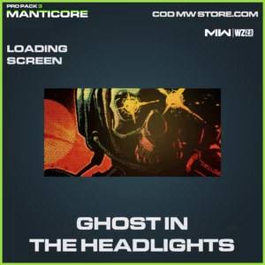 Ghost in the headlights loading screen in Warzone 2.0 and MW2 Pro Pack 3 Manticore