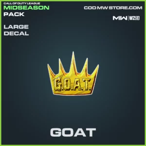 Goat Large Decal in Warzone 2.0 and MW2 CDL Midseason Pack Bundle