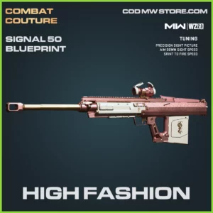 High Fashion Signal 50 blueprint skin in Warzone 2.0 and MW2 Combat Couture Bundle