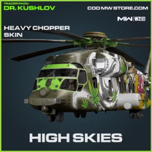 High Skies Heavy Chopper Skin in Warzone 2.0 and MW2 Tracer Pack: Dr. Kushlov Bundle