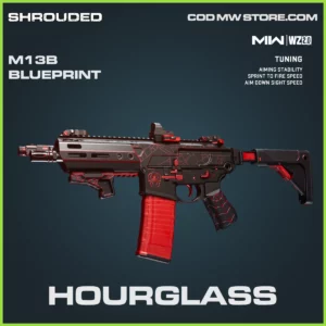 Hourglass M13B Blueprint Skin in Warzone 2.0 and MW2 Shrouded Bundle