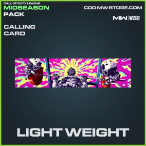 Light Weight Calling Card in Warzone 2.0 and MW2 CDL Midseason Pack Bundle