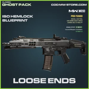 Loose Ends ISO Hemlock blueprint skin in Warzone 2.0 and MW2 Classic Ghost Pack Bundle