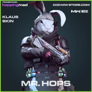 Mr. Hops Klaus Skin in Warzone 2.0 and MW2 tracer pack hopping mad bundle