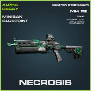 Necrosis Minibak blueprint skin in Warzone 2.0 and MW Alpha Decay Bundle
