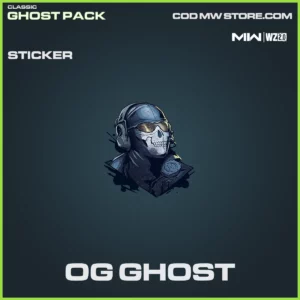 OG Ghost sticker in Warzone 2.0 and MW2 Classic Ghost Pack Bundle
