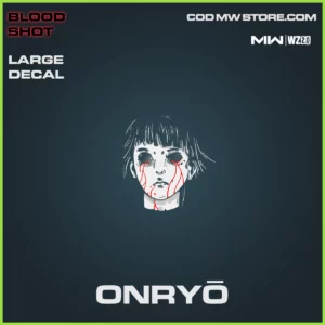 Onryo Large Decal in Warzone 2.0 and MW2 Blood Shot Bundle