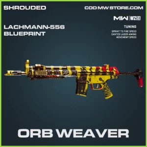 Orb Weaver Lachmann-556 Blueprint Skin in Warzone 2.0 and MW2 Shrouded Bundle