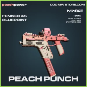 Peach Punch Fennec 45 blueprint skin in Warzone 2.0 and MW2 peach power bundle