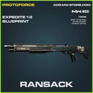 Ransack Expedite 12 blueprint skin in Warzone 2.0 and MW2 Protoforce Bundle