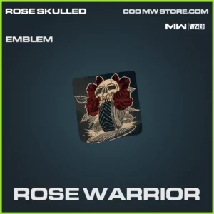 Rose Warrior Emblem in Warzone 2.0 and MW2 Rose Skulled Bundle