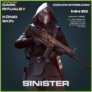 Sinister König skin in Warzone 2.0 and MW2 Tracer Pack Dark Rituals II