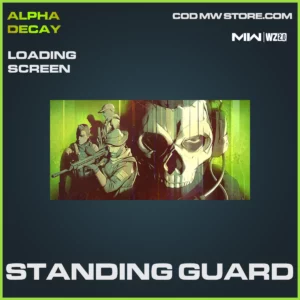 Standing Guard Loading Screen in Warzone 2.0 and MW Alpha Decay Bundle
