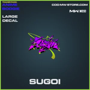Sugoi large decal in Warzone 2.0 and Modern Warfare 2 in Tracer Pack Anime Boogie Bundle