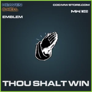 Thou Shalt Win emblem in Warzone 2.0 and MW2 Heaven & Hell Bundle