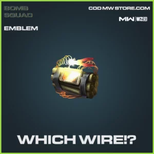 Which Wire!? Emblem in Warzone 2.0 and MW2 Bomb Squad Bundle