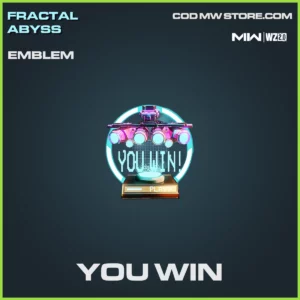 You Win emblem in Warzone 2.0 and MW2 Fractal Abyss Bundle