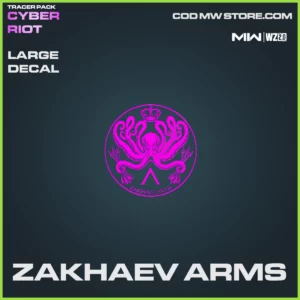 Zakhaev Arms Large Decal in Warzone 2.0 and MW2 Tracer Pack Cyber Riot