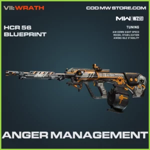 Anger Management HCR 56 blueprint skin in Warzone 2.0 and MW2 VII: Wrath Bundle