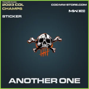 Another One Sticker in Warzone 2.0 and MW2 Tracer Pack: 2023 CDL Champs Bundle