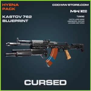 Cursed Kastov 762 Blueprint Skin in Warzone 2.0 and MW2 Hyena Pack Bundle