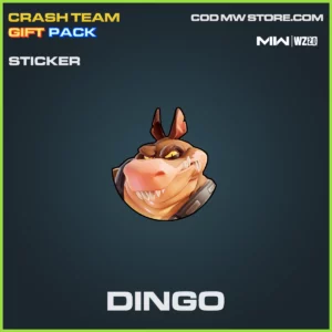 Dingo sticker in Warzone 2.0 and MW2 Crash Team Gift Pack