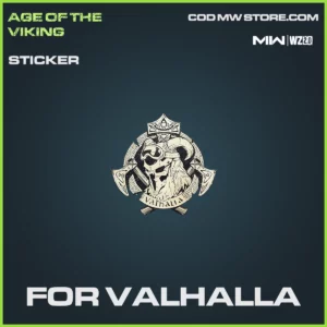 For Valhalla Sticker in Warzone 2.0 and MW2 Age of the Viking Bundle