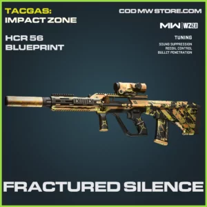 Fractured Silence HCR 56 Blueprint Skin in Warzone 2.0 and MW2 Tacgas: Impact Zone Bundle