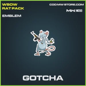 Gotcha emblem in Warzone 2.0 and MW2 WSOW Rat Pack Bundle