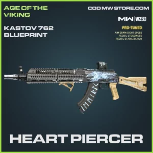 Heart Piercer Kastov 762 Blueprint Skin in Warzone 2.0 and MW2 Age of the Viking Bundle