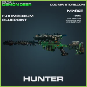 Hunter FJX Imperium Blueprint Skin in Warzone 2.0 and MW2 Pro Pack 4: Demon Deer