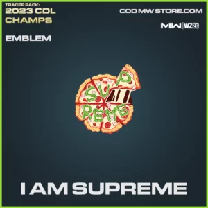 I Am Supreme Emblem in Warzone 2.0 and MW2 Tracer Pack: 2023 CDL Champs Bundle