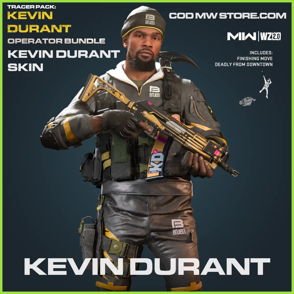 Kevin Durant Operator Bundle Showcase In MW2 🏀 