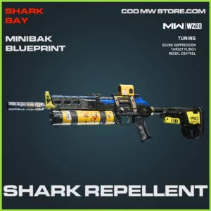 Shark Repellent Minibak blueprint skin in Warzone 2.0 and MW2 Shark Bay Bundle