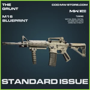 Standard Issue M16 blueprint skin in Warzone 2.0 and MW2 The Grunt Bundle