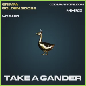 Take A Gander Charm in Warzone 2.0 and MW2 Grimm: Golden Goose Bundle