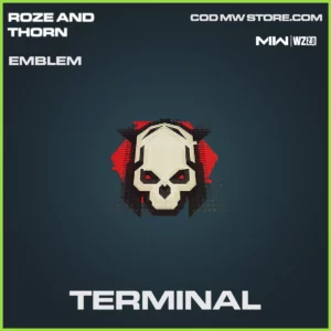 Terminal Emblem in Warzone 2.0 and MW2 Roze in Thorn Bundle