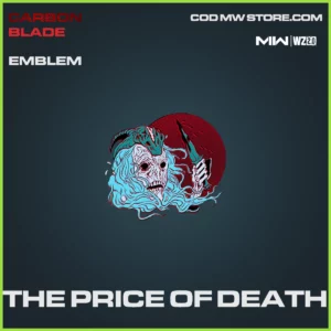 The Price of Death emblem in Warzone 2.0 and MW2 Carbon Blade Bundle