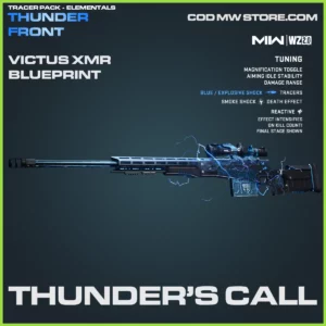 Thunder's Call Victus XMR Blueprint Skin in Warzone 2.0 MW2 Tracer Pack Elementals Thunderfront Bundle