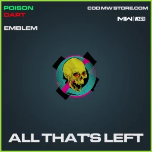 All That's Left emblem in Warzone and MW2 Poison Dart Bundle