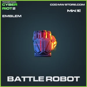 Battle Robot Emblem in Warzone and MW2 Cyber Riot 2 Bundle