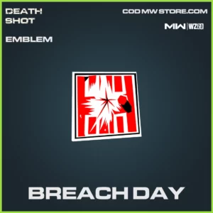 Breach Day Emblem in Warzone and MW2 Death Shot Bundle